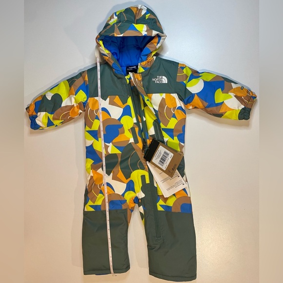 NWT The North Face Baby Freedom Infant (3-6mos) Snow Suit. Almond Butter print. - Picture 4 of 10